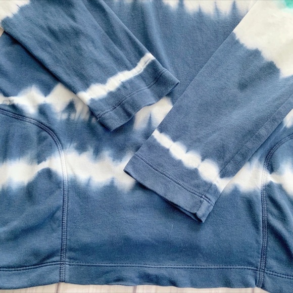 Chaps Sport 100% Cotton Sweatshirt Funnelneck Tie Dye - Picture 6 of 9